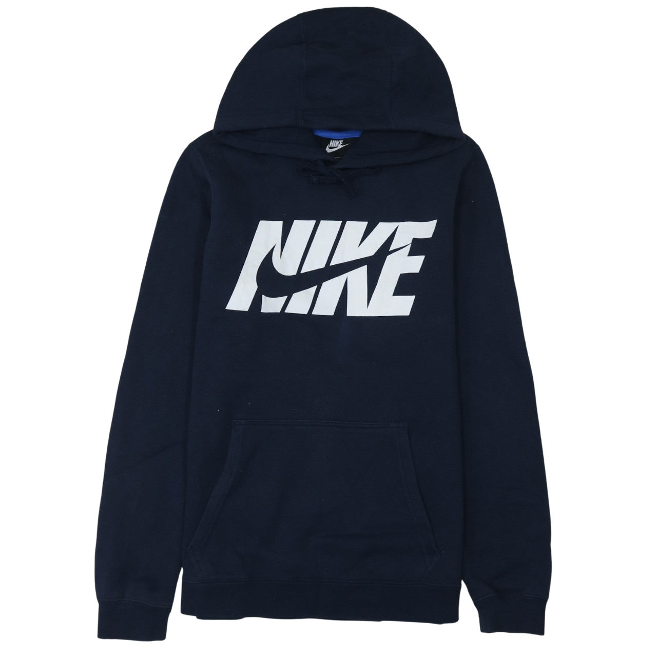 Mens UK Size S Nike Blue Pullover Hoodie