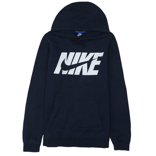 Mens UK Size S Nike Blue Pullover Hoodie