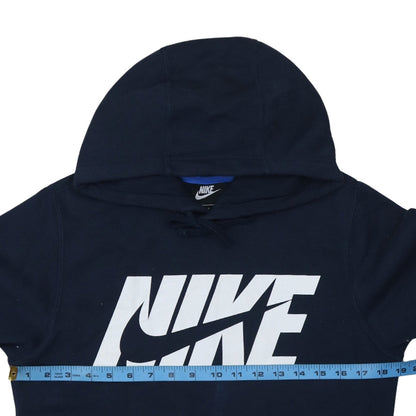 Mens UK Size S Nike Blue Pullover Hoodie