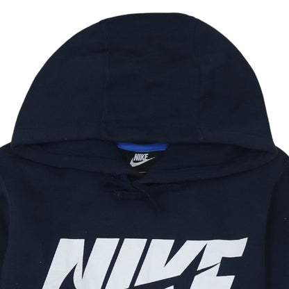 Mens UK Size S Nike Blue Pullover Hoodie