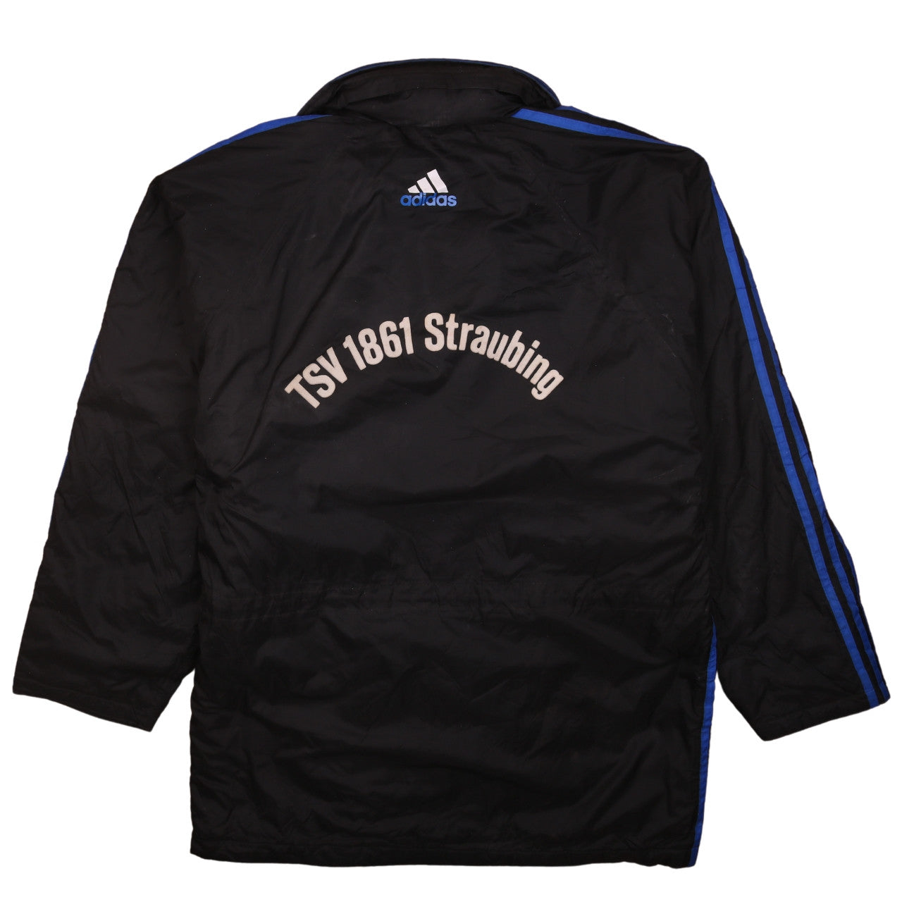 Mens UK Size L adidas Black Windbreaker Coat