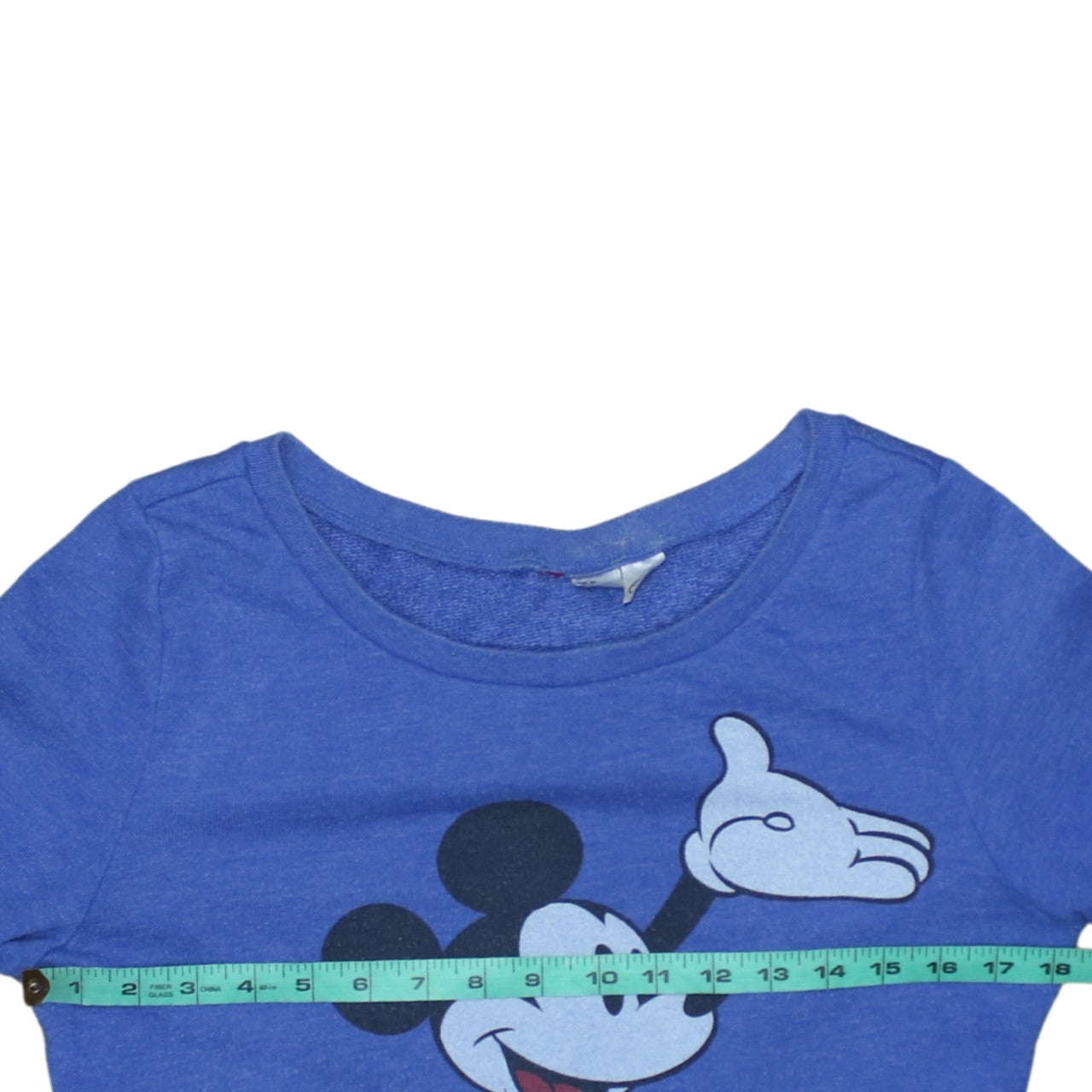 Womens UK Size 8 Disney Blue Pullover Sweatshirt