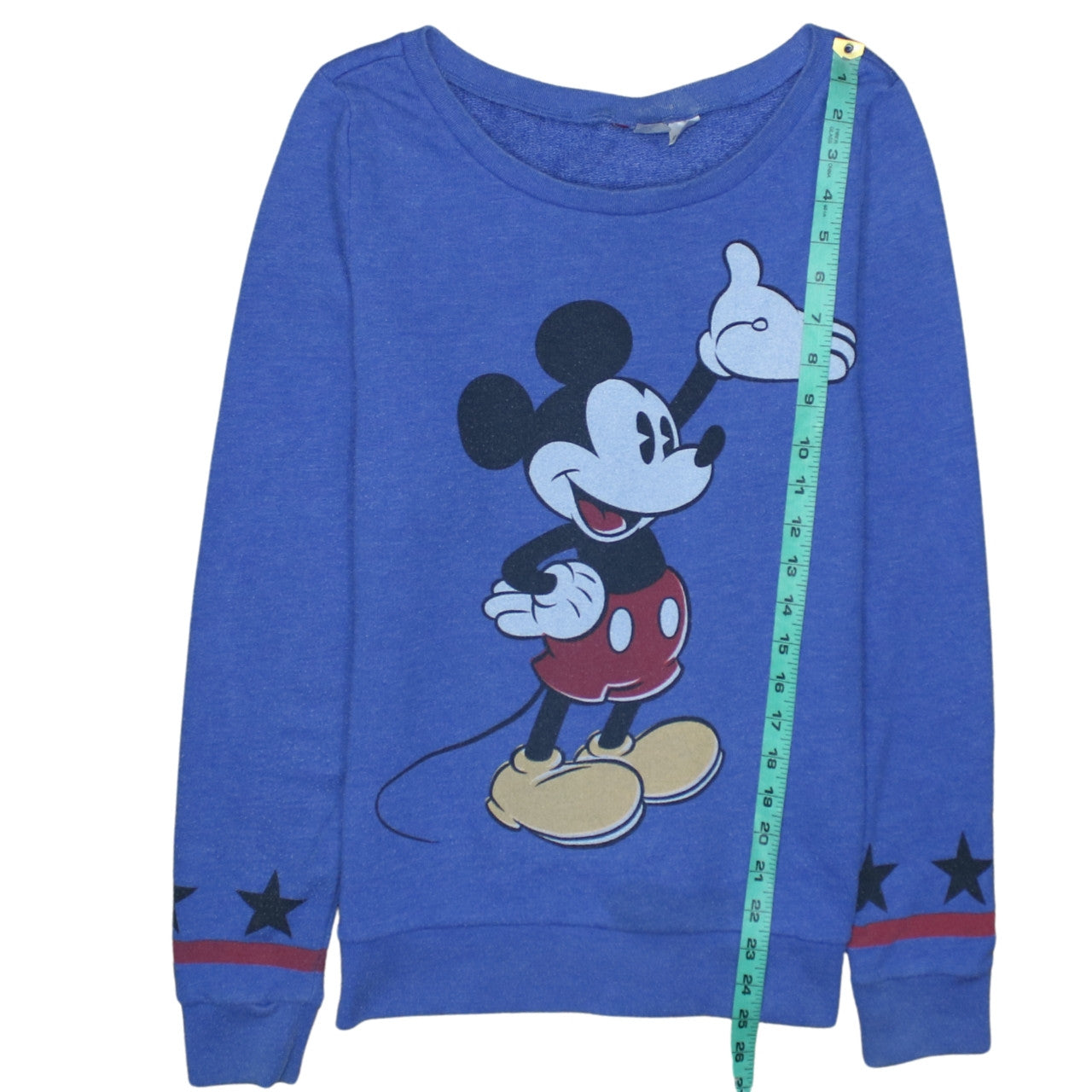 Womens UK Size 8 Disney Blue Pullover Sweatshirt