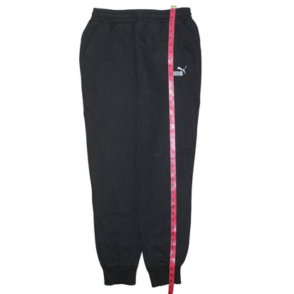 Puma Men's Black Jogger Sweatpants M Regular Fit Casual Tapered Trousers