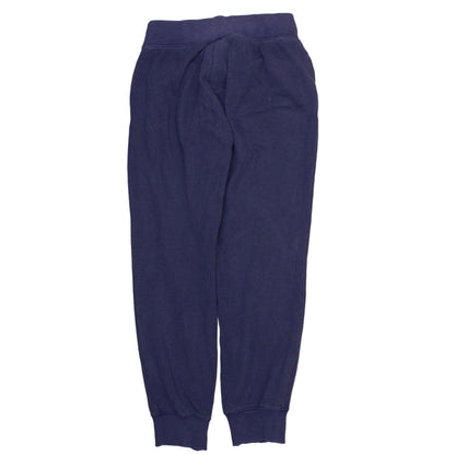 Adidas Womens Blue Jogger Sweatpants S Elastic Waist Logo