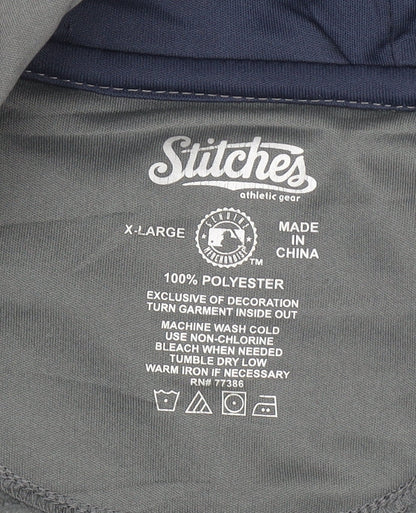 Mens UK Size XL Stitches Grey Full Zip Hoodie