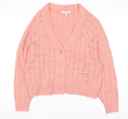Womens UK Size M NEXT Pink Cardigan Jumper