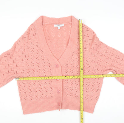 Womens UK Size M NEXT Pink Cardigan Jumper