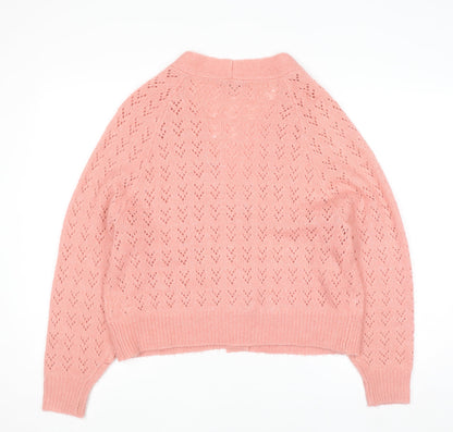 Womens UK Size M NEXT Pink Cardigan Jumper