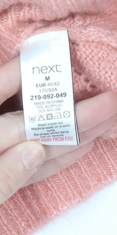 Womens UK Size M NEXT Pink Cardigan Jumper