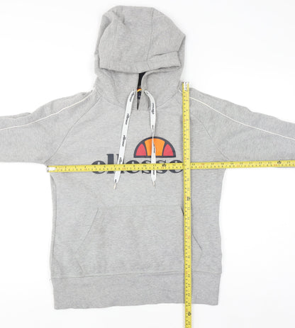Womens UK Size 10 ellesse Grey Pullover Hoodie