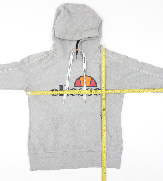 Womens UK Size 10 ellesse Grey Pullover Hoodie