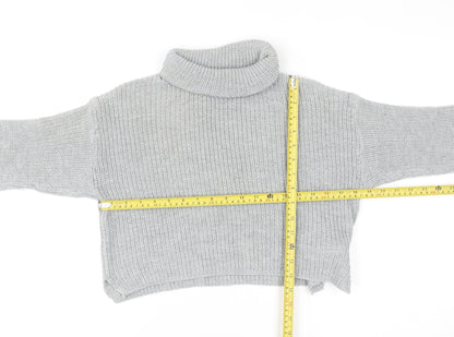 Womens UK Size S Missguided Grey Pullover Jumper