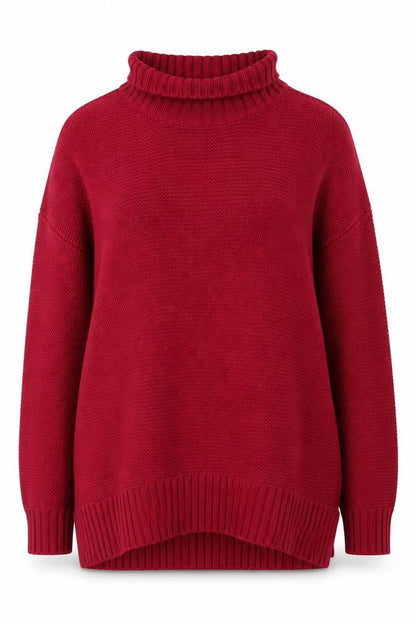 Womens UK Size M French Connection Red Pullover Jumper