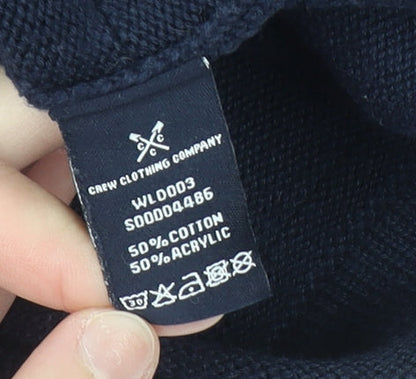 Womens UK Size 6 Crew Clothing Company Blue Pullover Jumper