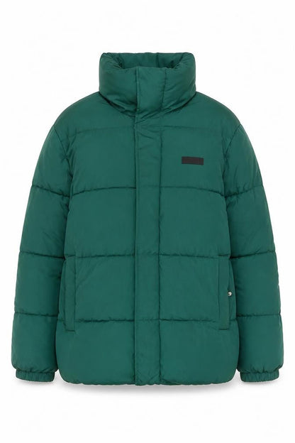 Womens UK Size M Michael Kors Green Puffer Jacket