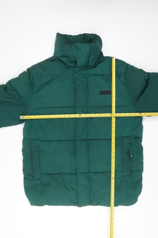Womens UK Size M Michael Kors Green Puffer Jacket