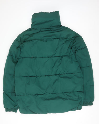 Womens UK Size M Michael Kors Green Puffer Jacket