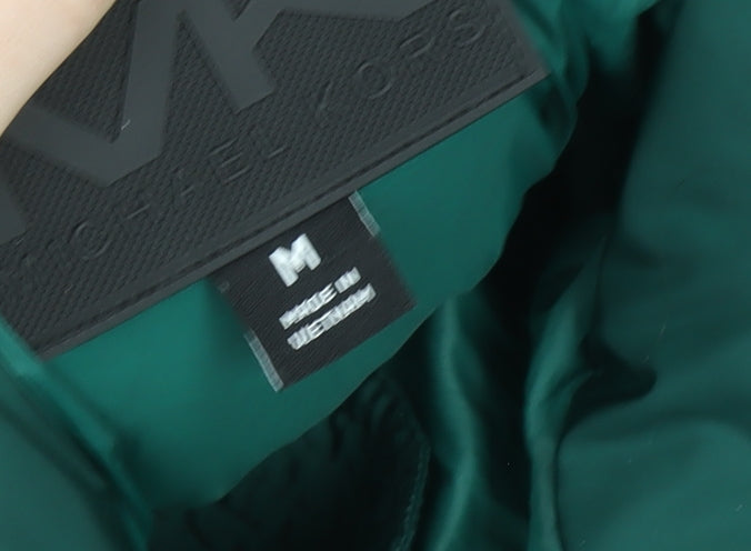 Womens UK Size M Michael Kors Green Puffer Jacket