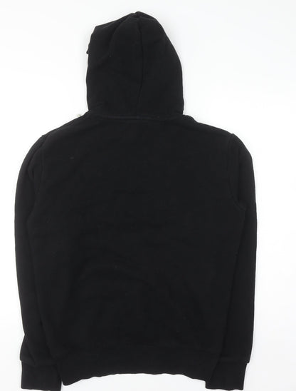 Mens UK Size S Superdry Black Pullover Hoodie