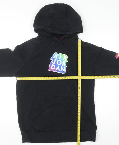 Mens UK Size M Jordan Black Pullover Hoodie