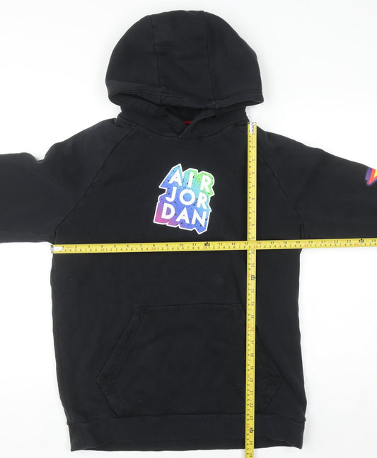 Mens UK Size M Jordan Black Pullover Hoodie