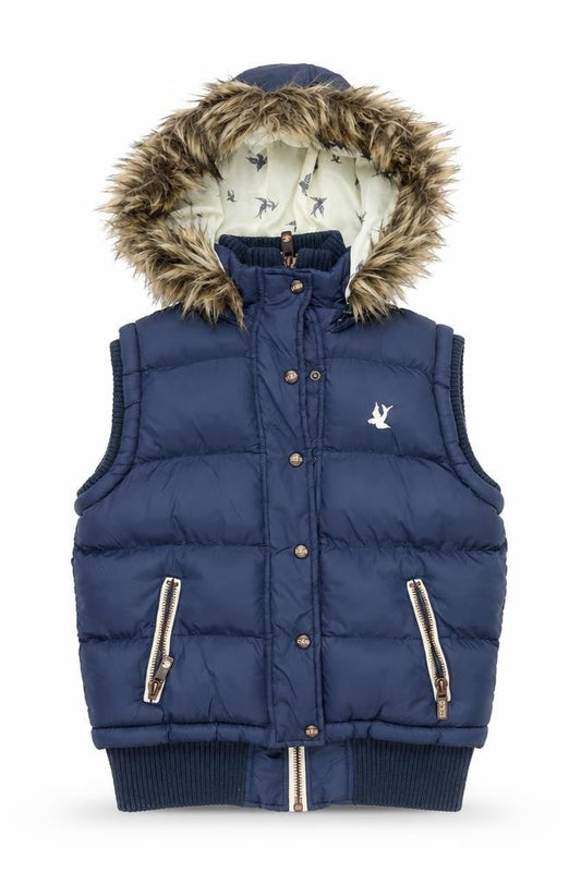 Womens UK Size 12 SoulCal & Co Blue Puffer Jacket