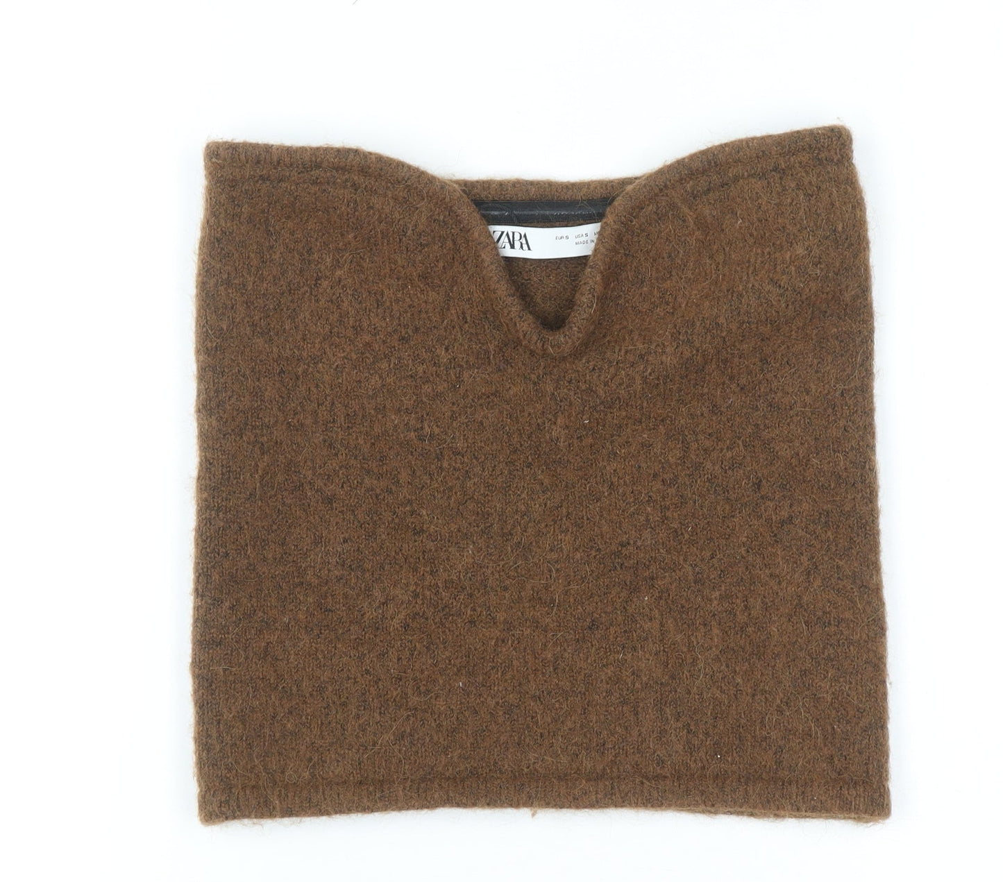 Womens UK Size S Zara Brown Camisole Tank
