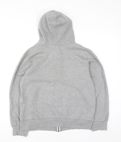 Converse Boys Grey Full Zip Hoodie 13-15 Years Cotton Blend