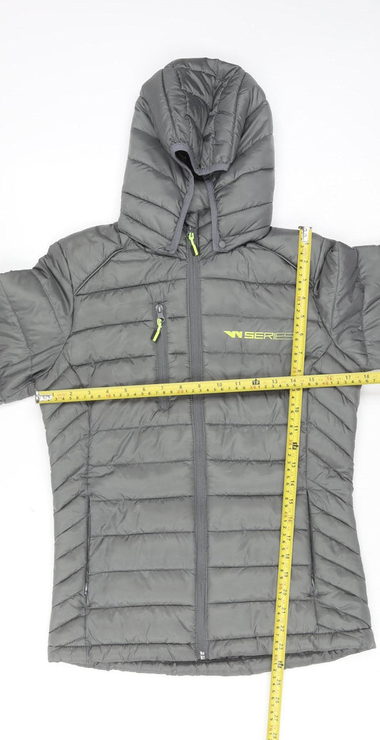 Mens UK Size S Clique Grey Puffer Jacket