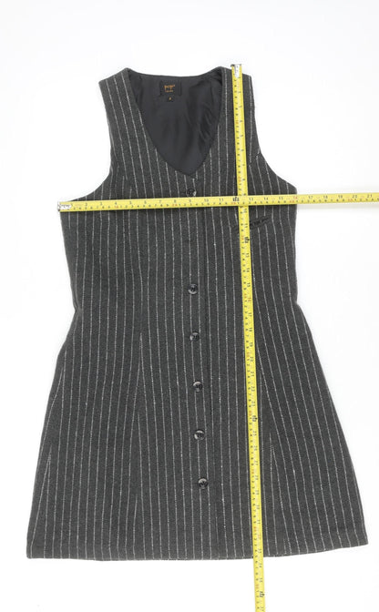 Womens UK Size 2 Pop England Pinafore/Dungaree Dress