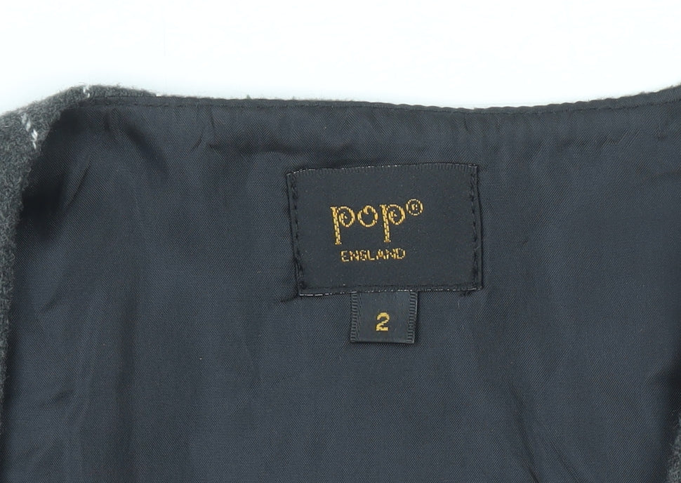 Womens UK Size 2 Pop England Pinafore/Dungaree Dress