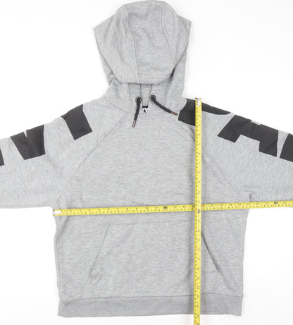 Womens UK Size S IVY PARK Grey Pullover Hoodie