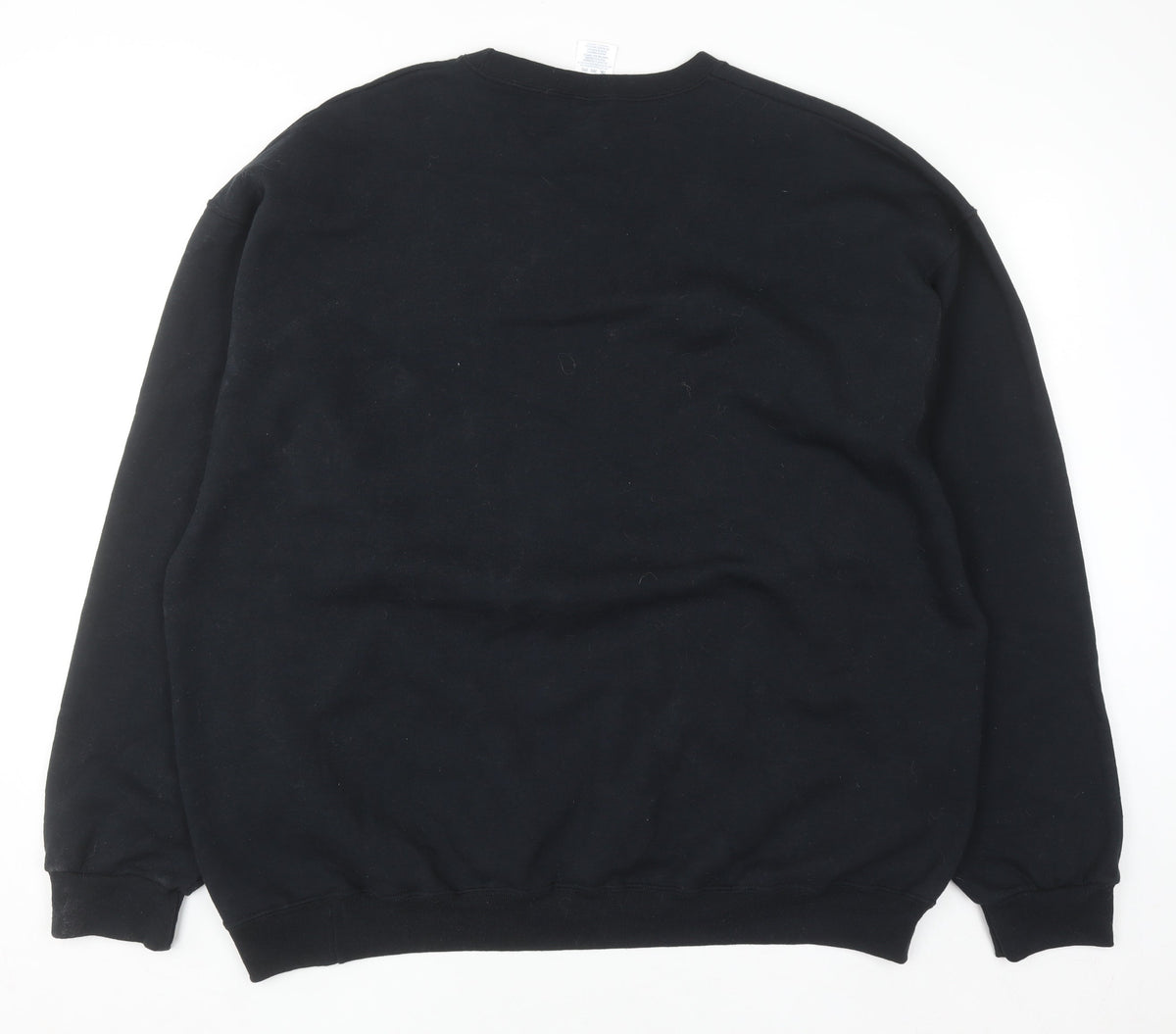 Mens UK Size 2XL JERZEES Black Pullover Sweatshirt