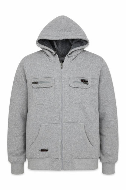 Mens UK Size L Fly Guy Grey WalkingGym & TrainingRunning & Jogging Jacket