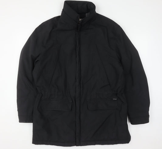 Marks and Spencer Men's Black Waterproof Parka Coat M