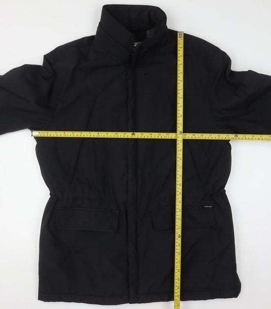 Marks and Spencer Men's Black Waterproof Parka Coat M