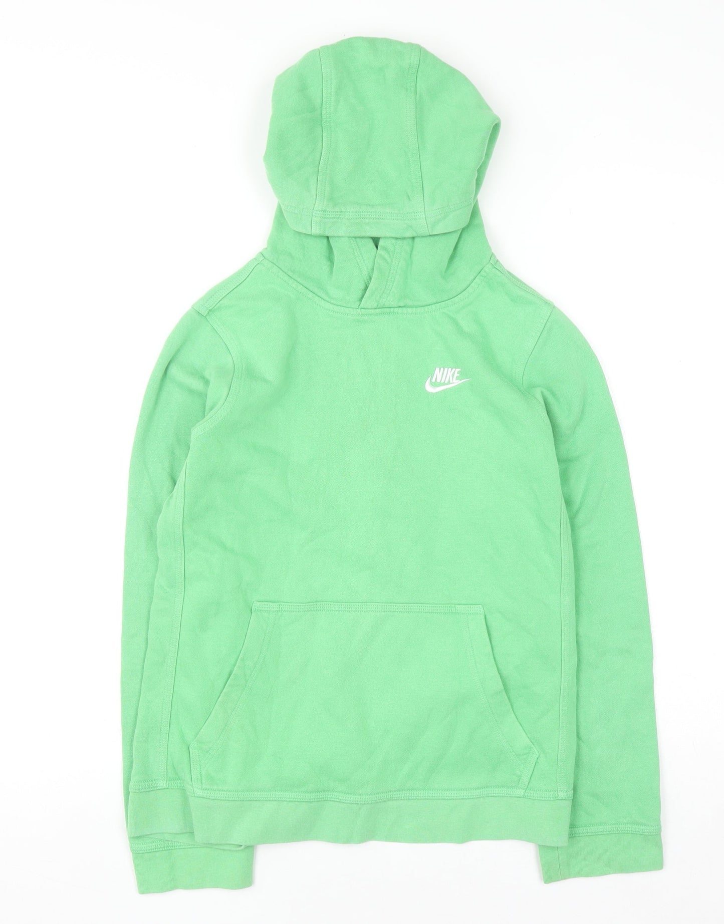 Boys UK Size L Nike Green Pullover Hoodie