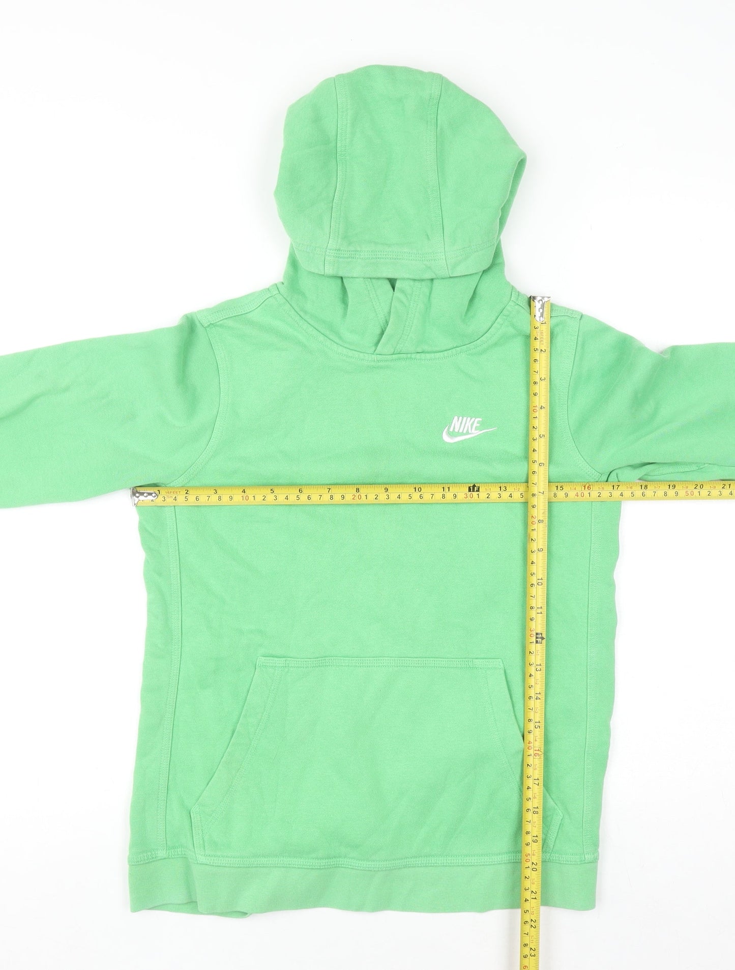Boys UK Size L Nike Green Pullover Hoodie
