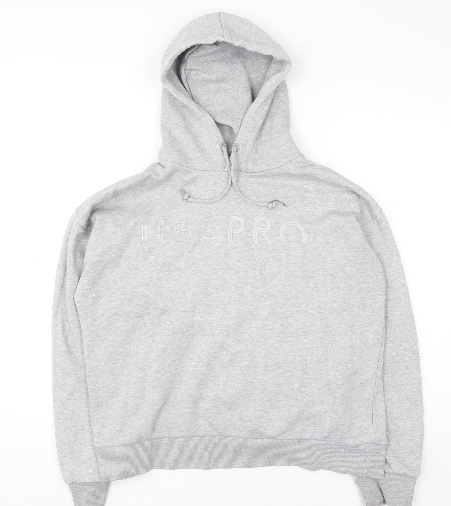 Womens UK Size 14 USA Pro Grey Pullover Hoodie