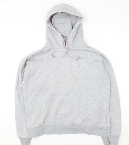 Womens UK Size 14 USA Pro Grey Pullover Hoodie