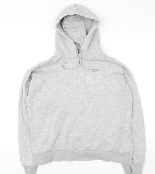 Womens UK Size 14 USA Pro Grey Pullover Hoodie