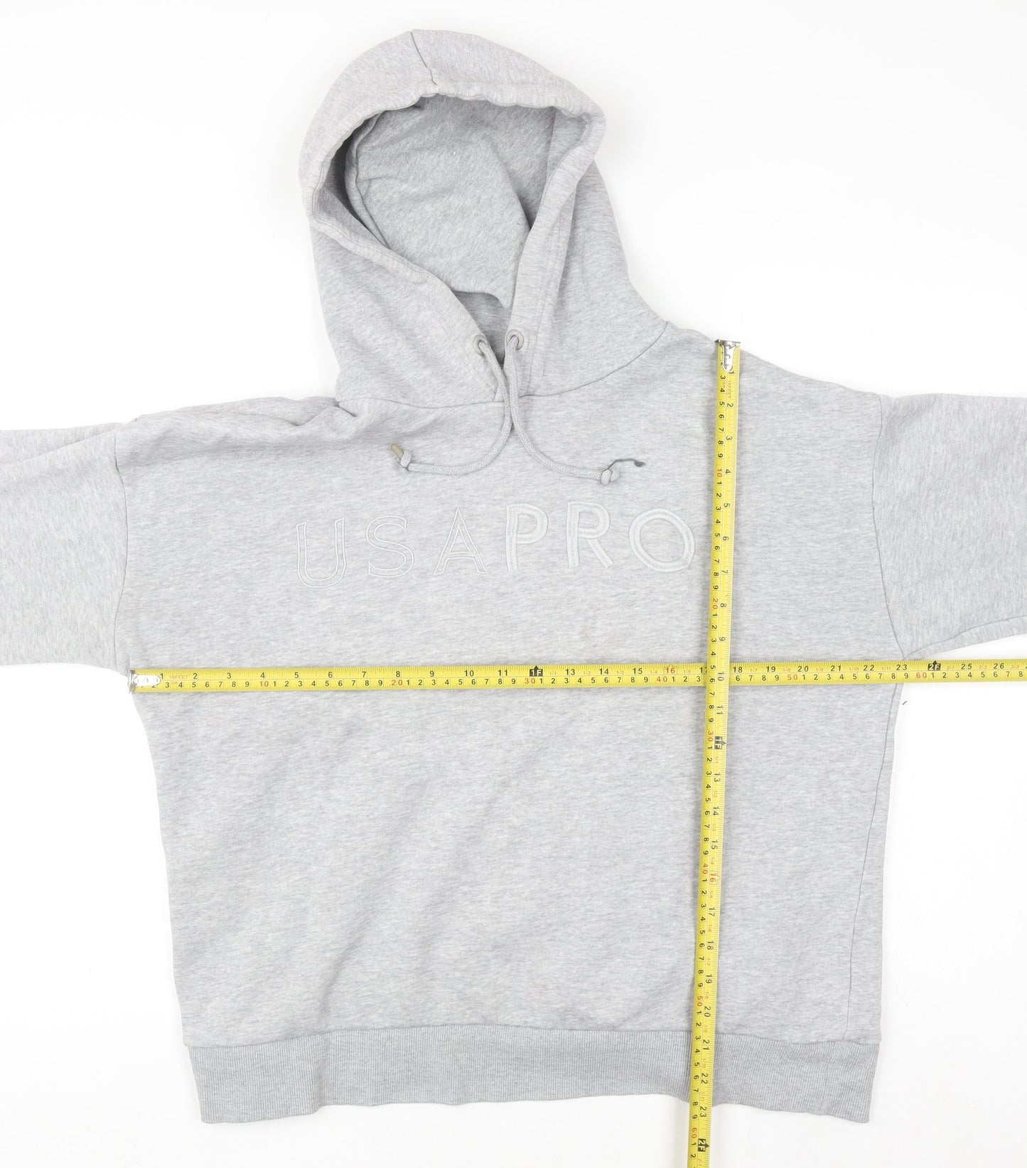 Womens UK Size 14 USA Pro Grey Pullover Hoodie