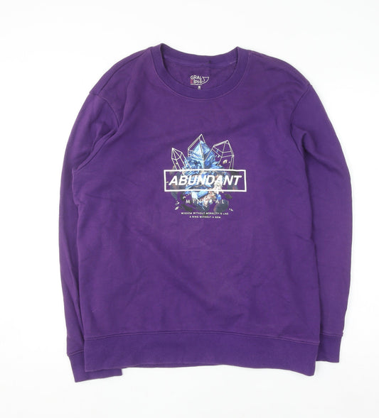 Womens UK Size 12 Baleno Purple Pullover Sweatshirt