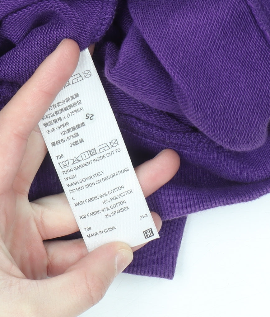 Womens UK Size 12 Baleno Purple Pullover Sweatshirt
