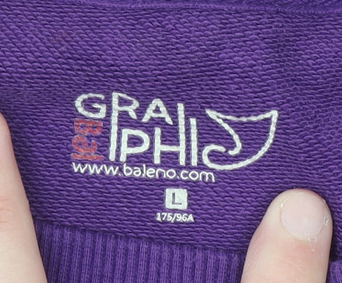 Womens UK Size 12 Baleno Purple Pullover Sweatshirt