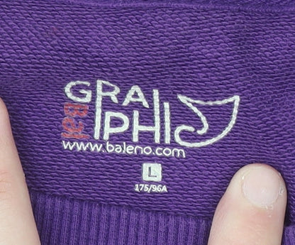 Womens UK Size 12 Baleno Purple Pullover Sweatshirt