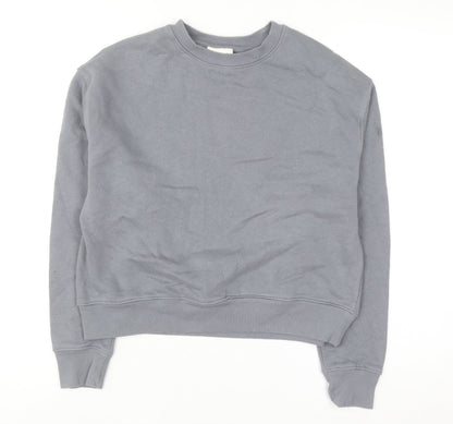 Womens UK Size XS Pull & Bear Grey Pullover Sweatshirt