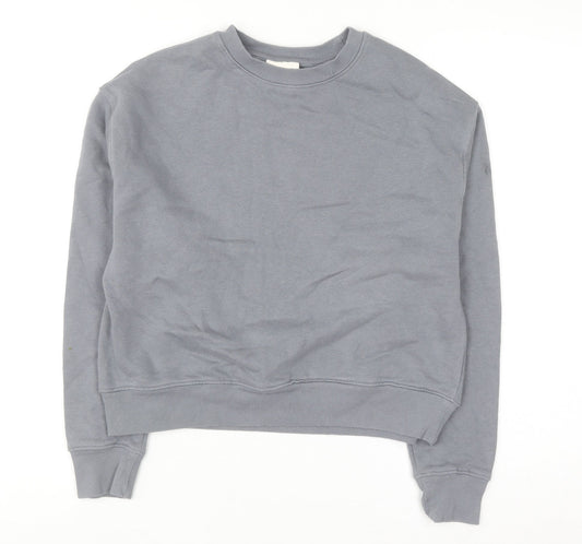 Womens UK Size XS Pull & Bear Grey Pullover Sweatshirt