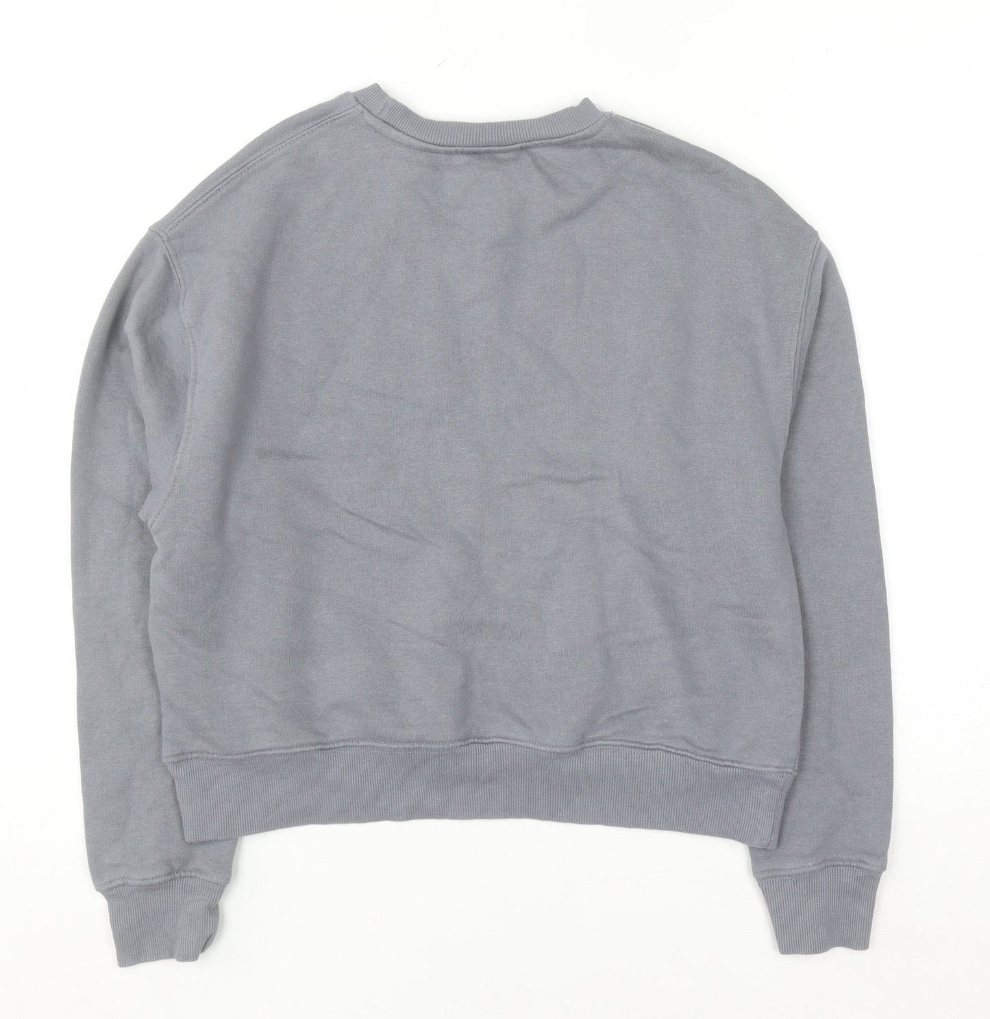Womens UK Size XS Pull & Bear Grey Pullover Sweatshirt